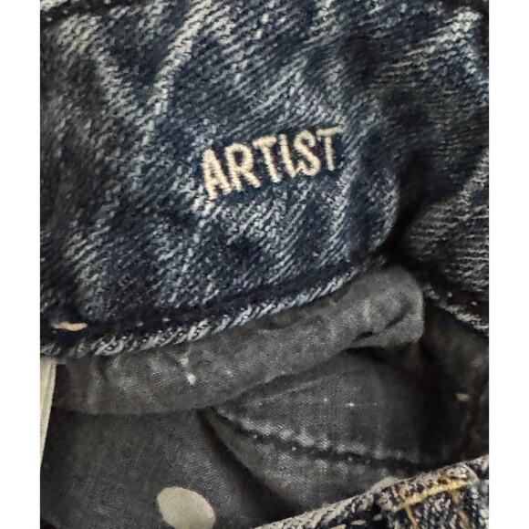 American Eagle Artist Jeans Women’s Size 2 Long Distressed Bootcut Denim - Picture 14 of 15